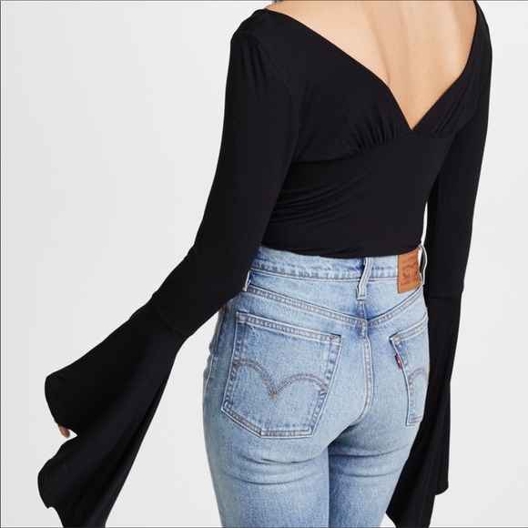Free People NWT We the Free Black XS What a Babe - Picture 2 of 8